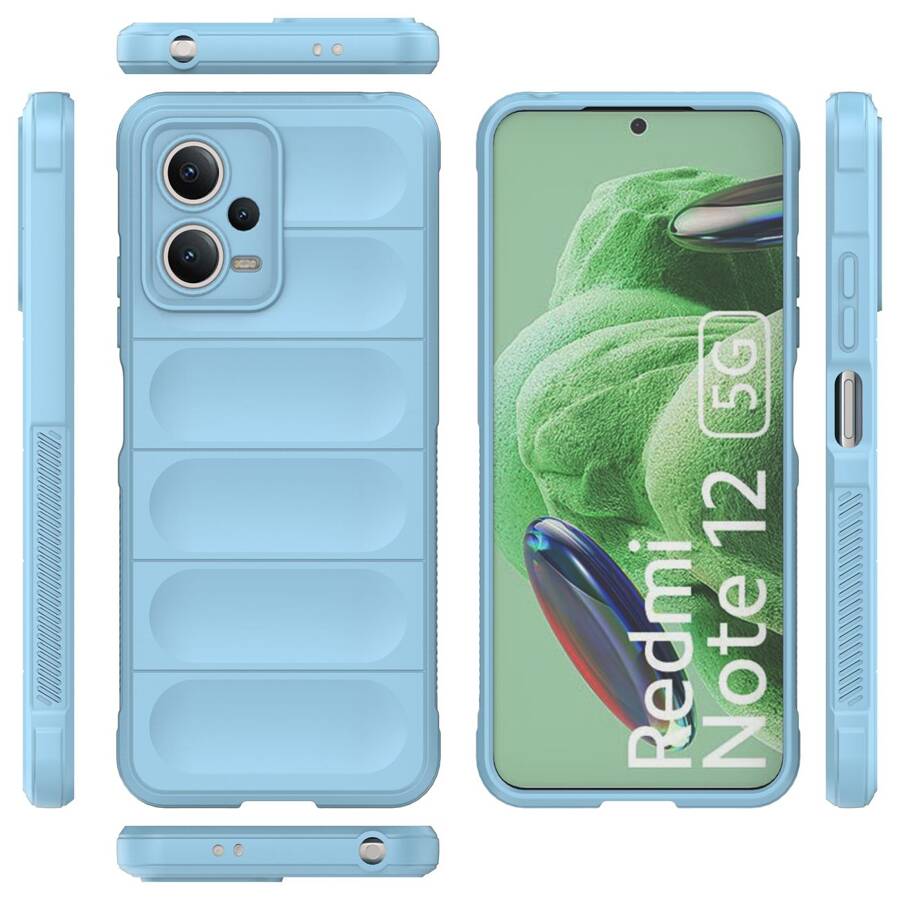 MAGIC SHIELD CASE COVER FOR XIAOMI REDMI NOTE 12 5G / POCO X5 5G FLEXIBLE ARMOR COVER LIGHT BLUE