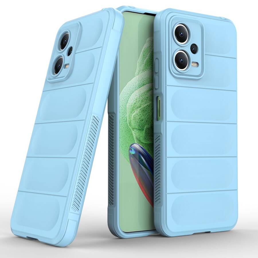 MAGIC SHIELD CASE COVER FOR XIAOMI REDMI NOTE 12 5G / POCO X5 5G FLEXIBLE ARMOR COVER LIGHT BLUE