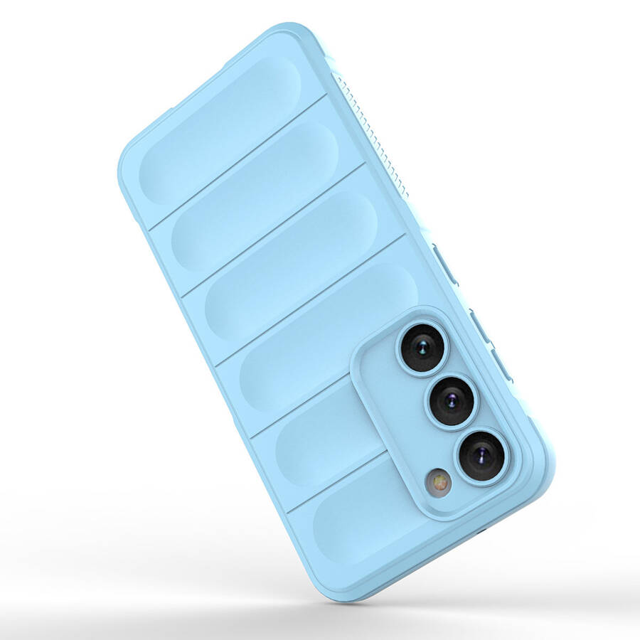 MAGIC SHIELD CASE FOR SAMSUNG GALAXY S23 FLEXIBLE ARMORED COVER LIGHT BLUE