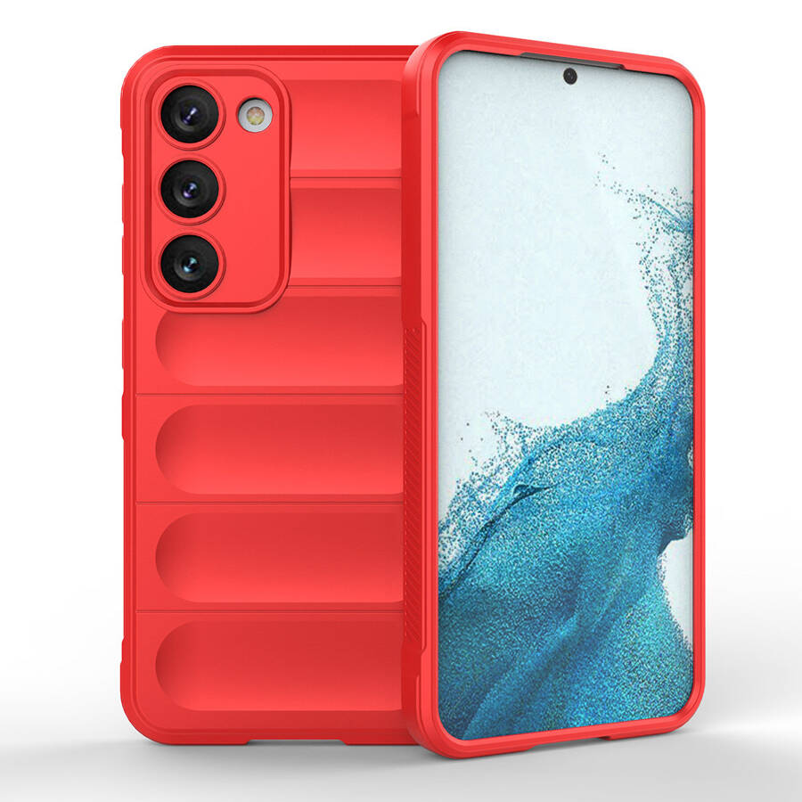 MAGIC SHIELD CASE FOR SAMSUNG GALAXY S23+ FLEXIBLE ARMORED COVER RED