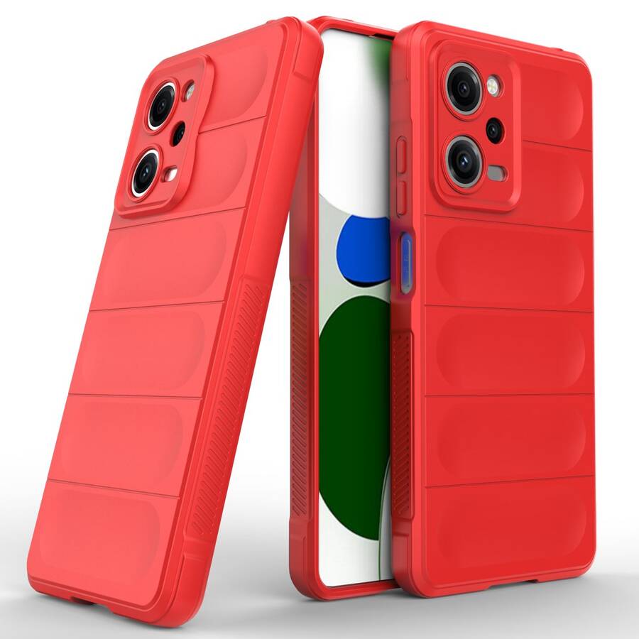 MAGIC SHIELD CASE FOR XIAOMI REDMI NOTE 12 PRO / POCO X5 PRO 5G FLEXIBLE ARMORED COVER RED