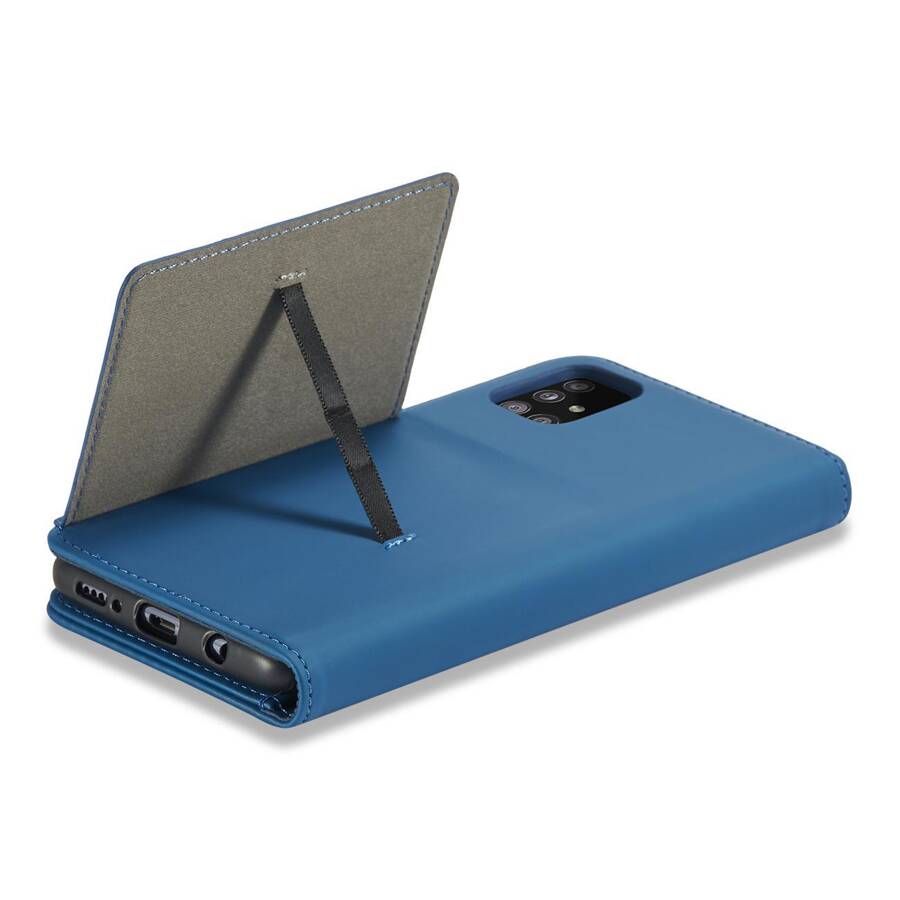 MAGNET CARD CASE CASE FOR SAMSUNG GALAXY A13 5G POUCH WALLET CARD HOLDER BLUE