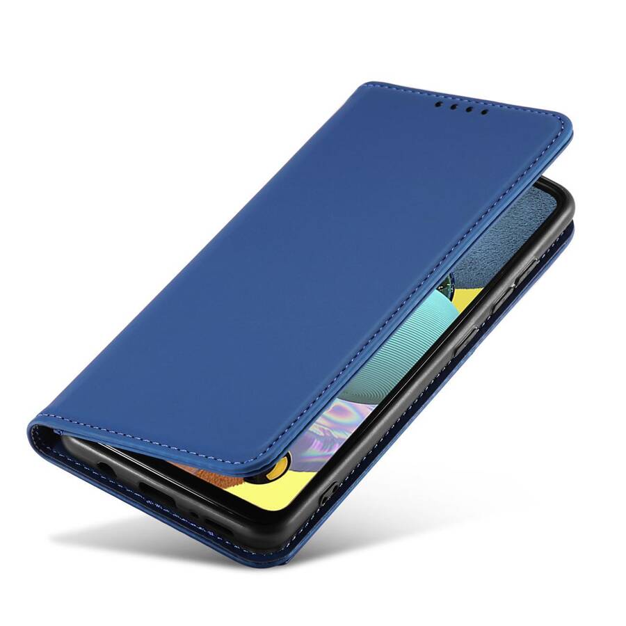 MAGNET CARD CASE CASE FOR SAMSUNG GALAXY A13 5G POUCH WALLET CARD HOLDER BLUE