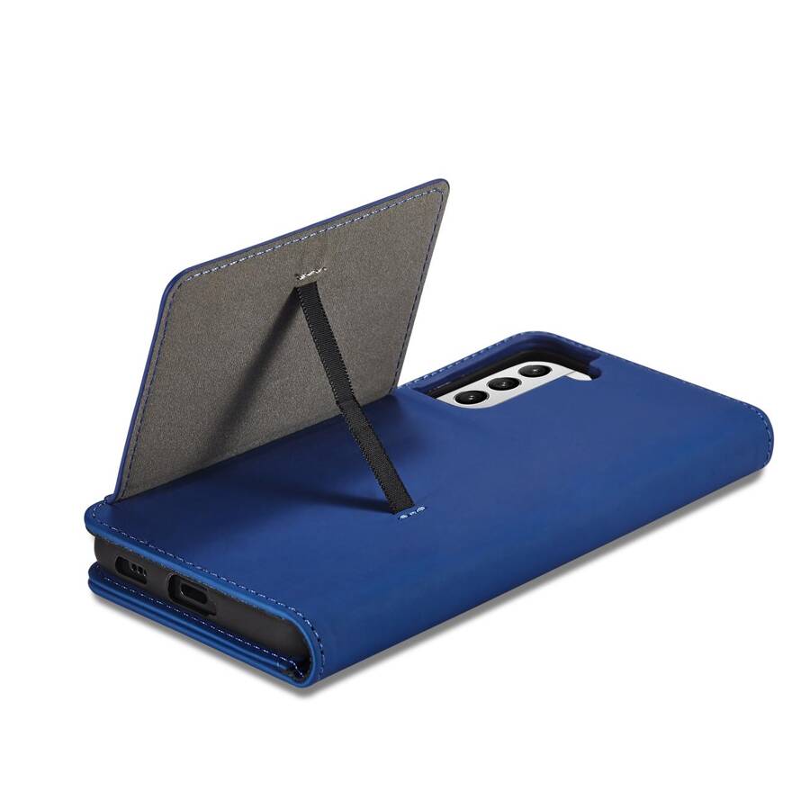 MAGNET CARD CASE CASE FOR SAMSUNG GALAXY S22 POUCH CARD WALLET CARD HOLDER BLUE