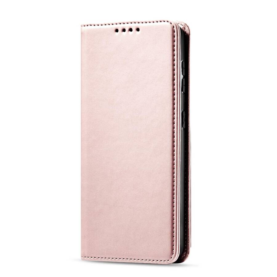 MAGNET CARD CASE CASE FOR SAMSUNG GALAXY S22 POUCH CARD WALLET CARD STAND PINK