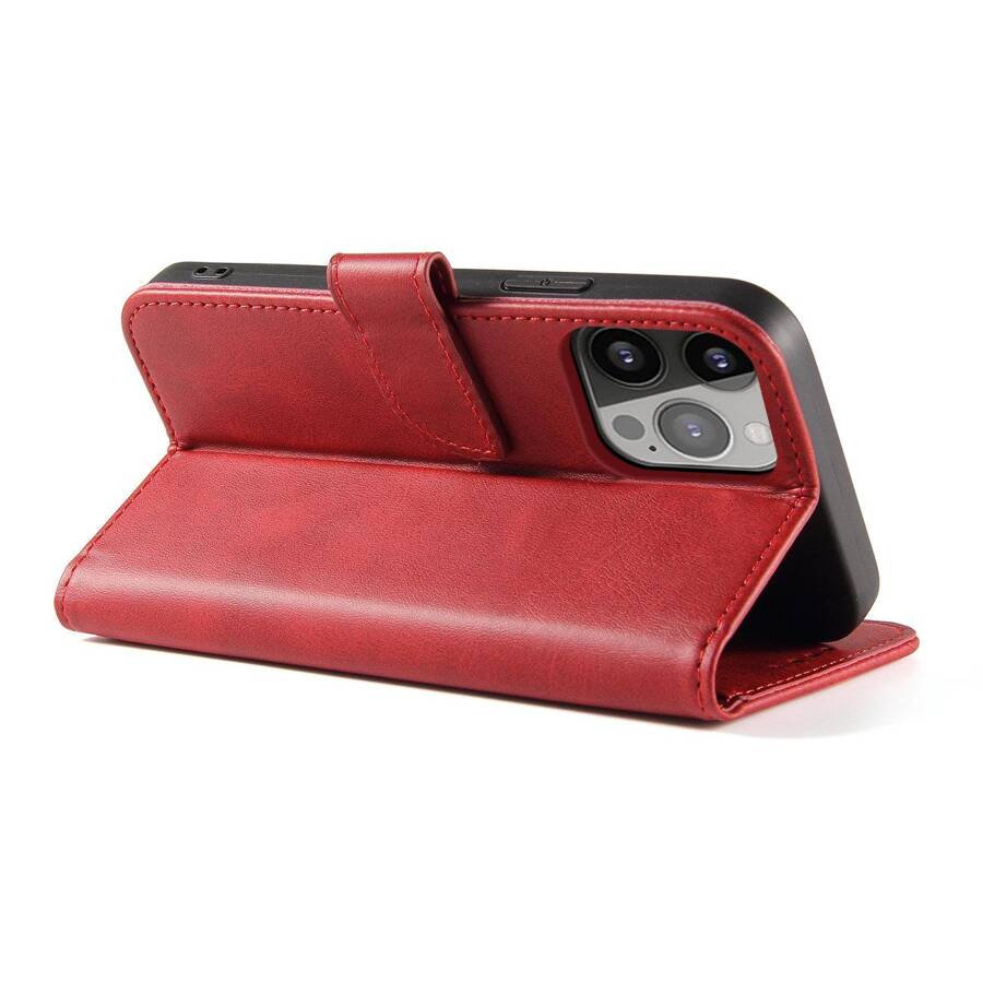 MAGNET CASE CASE FOR SAMSUNG GALAXY S23 COVER WITH FLIP WALLET STAND RED