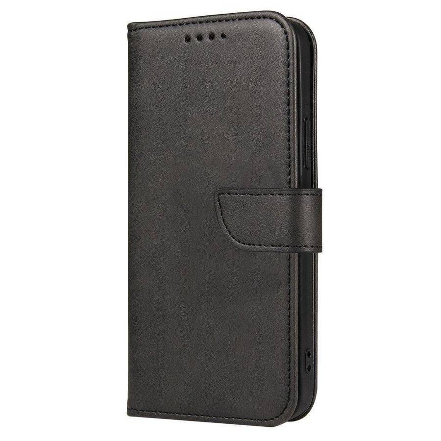 MAGNET CASE ELEGANT CASE CASE COVER WITH A FLAP AND STAND FUNCTION FOR MOTOROLA MOTO G52 BLACK