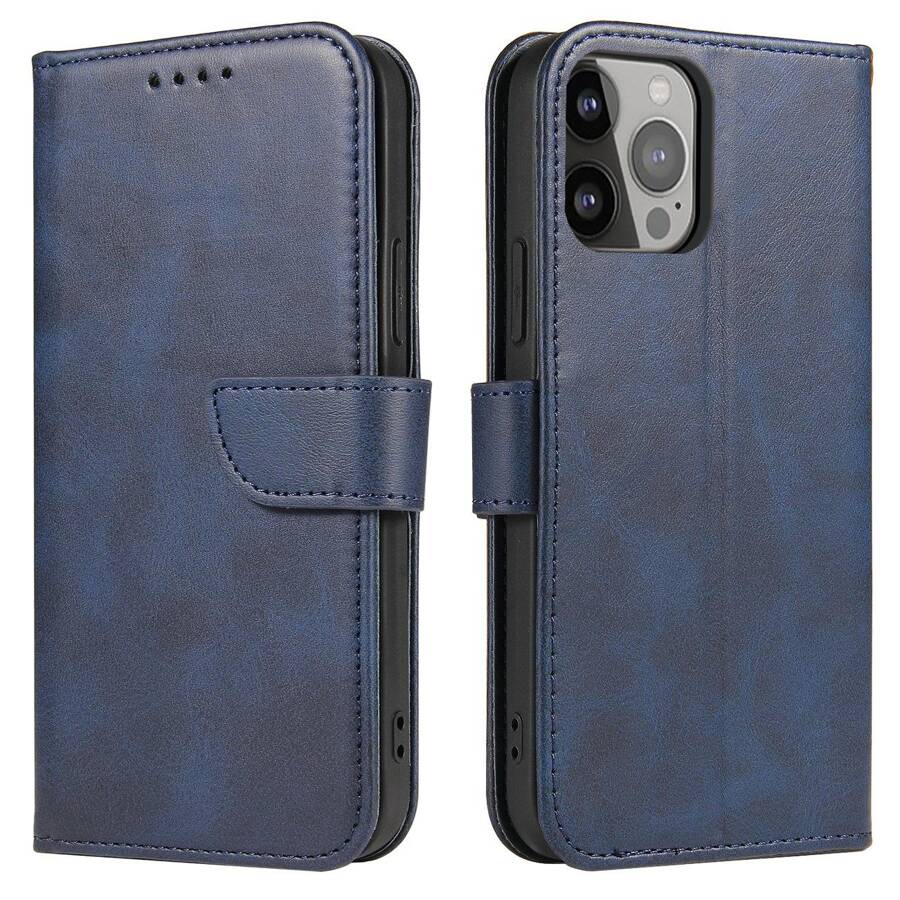 MAGNET CASE FOR SAMSUNG GALAXY A54 5G COVER WITH FLIP WALLET STAND BLUE