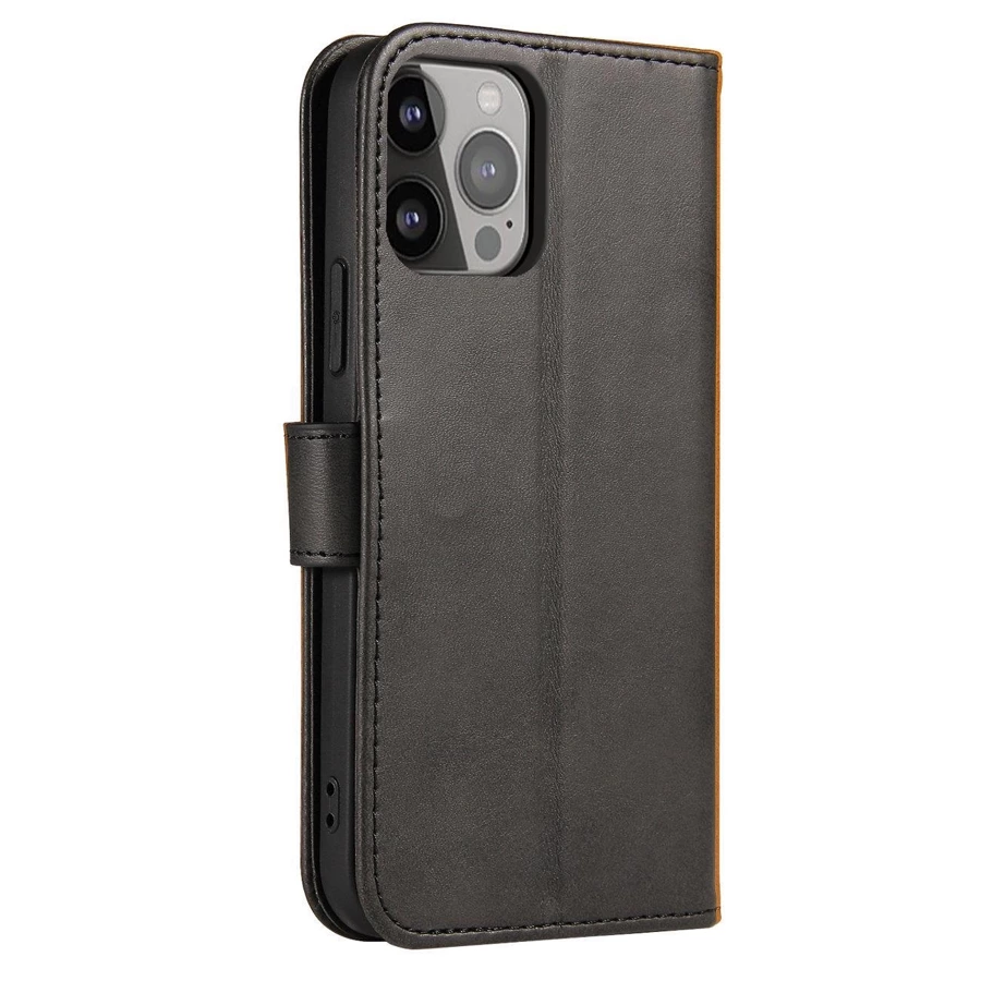 MAGNET CASE WITH FLAP AND WALLET FOR SAMSUNG M14 - BLACK