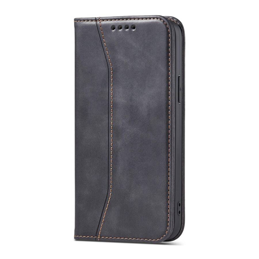 MAGNET FANCY CASE CASE FOR IPHONE 14 FLIP COVER WALLET STAND BLACK