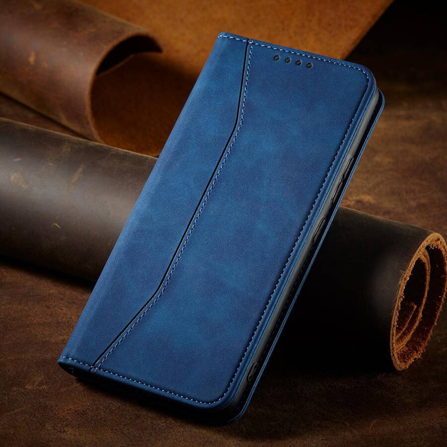 MAGNET FANCY CASE FOR SAMSUNG GALAXY S23 FLIP COVER WALLET STAND BLUE