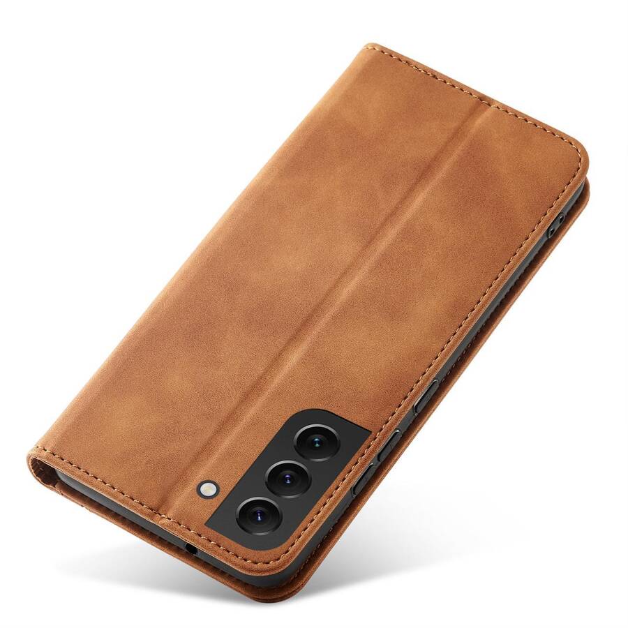 MAGNET FANCY CASE FOR SAMSUNG GALAXY S23 FLIP COVER WALLET STAND BROWN