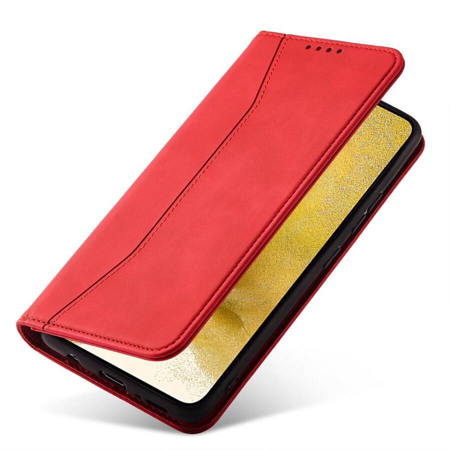 MAGNET FANCY CASE FOR SAMSUNG GALAXY S23 FLIP COVER WALLET STAND RED