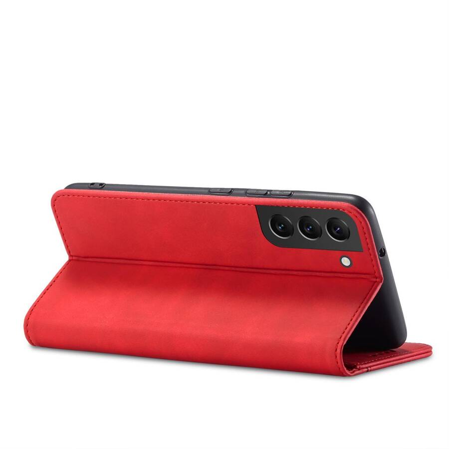 MAGNET FANCY CASE FOR SAMSUNG GALAXY S23 FLIP COVER WALLET STAND RED