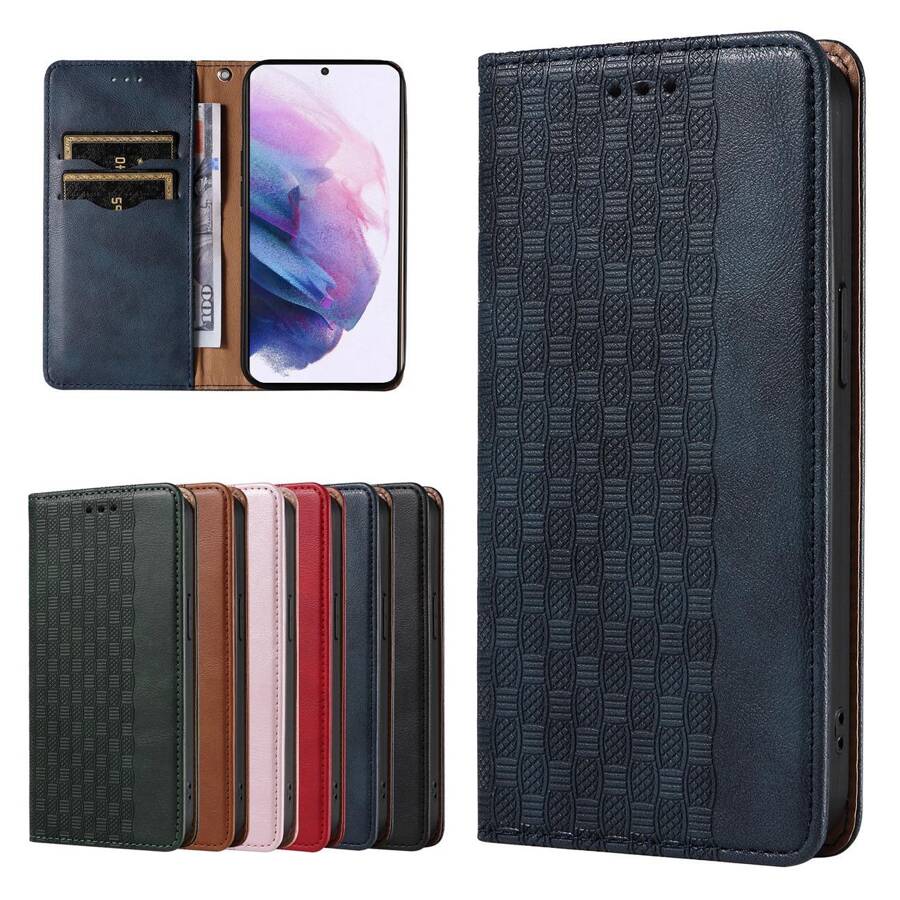 MAGNET STRAP CASE CASE FOR SAMSUNG GALAXY A23 5G FLIP WALLET MINI LANYARD STAND BLUE