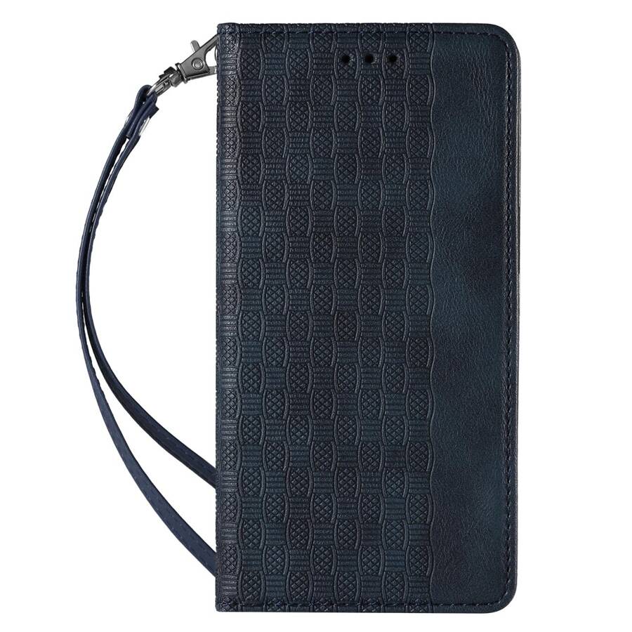 MAGNET STRAP CASE CASE FOR SAMSUNG GALAXY S22 POUCH WALLET + MINI LANYARD PENDANT BLUE