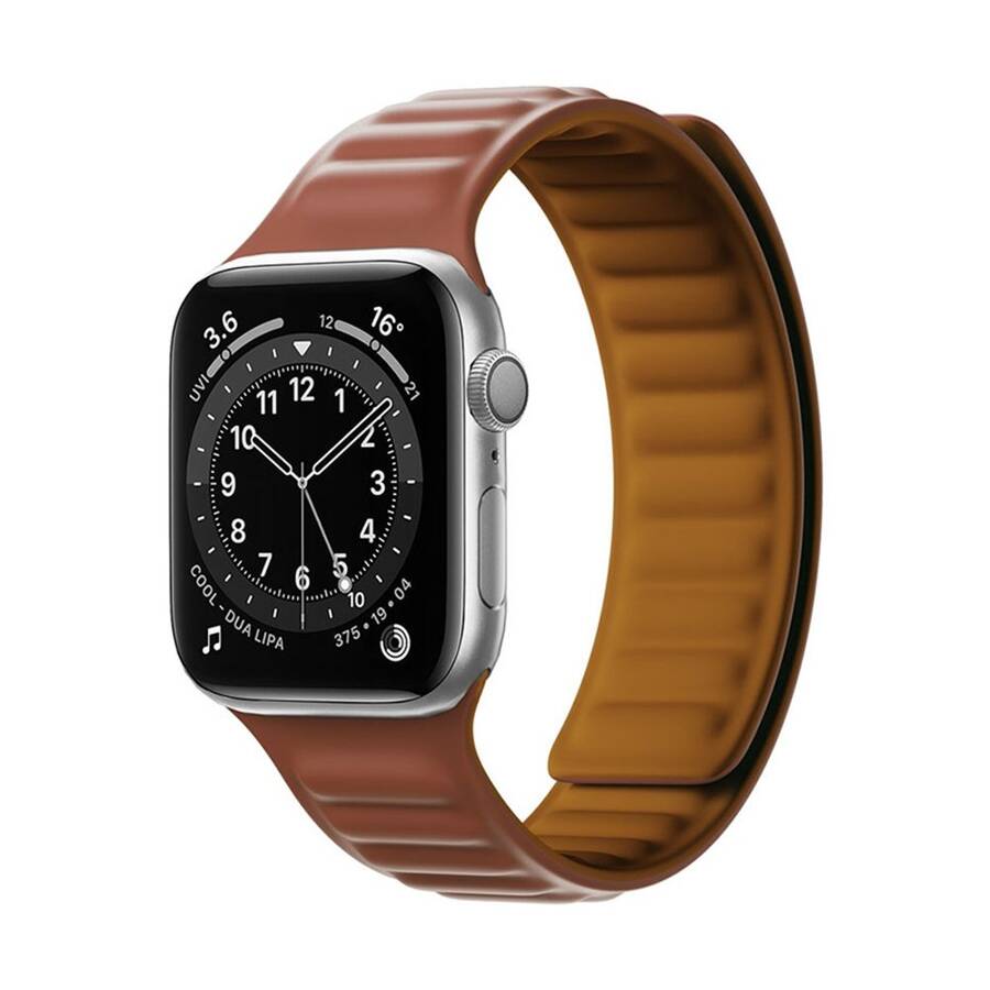 MAGNETIC STRAP WATCH 7 7/8 41MM MAGNETIC STRAP BRACELET BANGLE BROWN