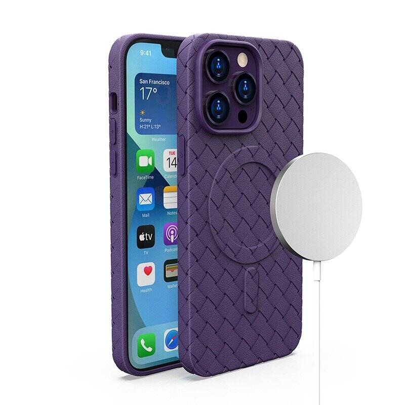 MAGSAFE WOVEN CASE FOR IPHONE 13 PRO - PURPLE