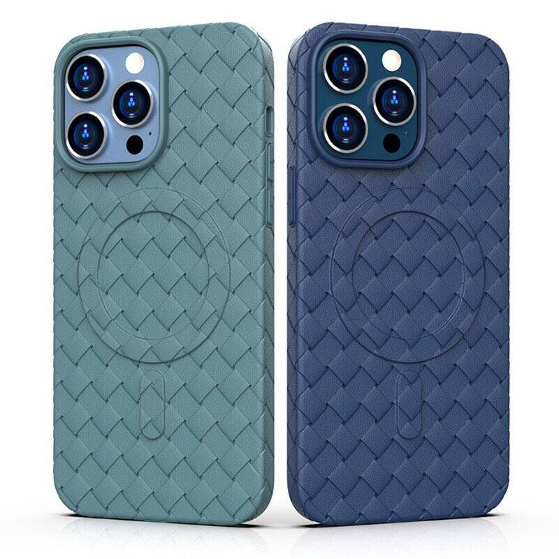 MAGSAFE WOVEN CASE FOR IPHONE 14 PRO MAX - NAVY BLUE