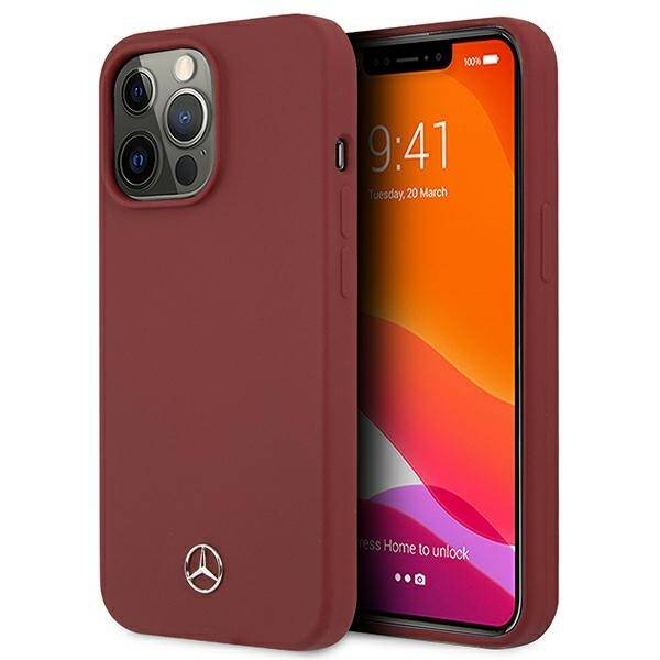 MERCEDES MEHCP13LSILRE IPHONE 13 PRO / 13 6,1" RED HARDCASE SILICONE LINE