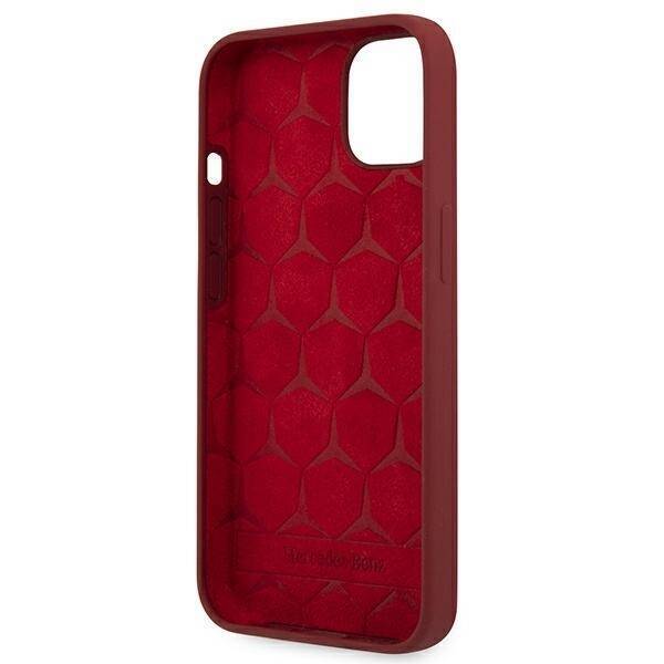 MERCEDES MEHCP13SSILRE IPHONE 13 MINI 5,4" RED HARDCASE SILICONE LINE