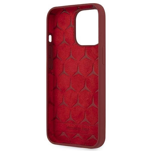 MERCEDES MEHCP13XSILRE IPHONE 13 PRO MAX 6,7" RED HARDCASE SILICONE LINE