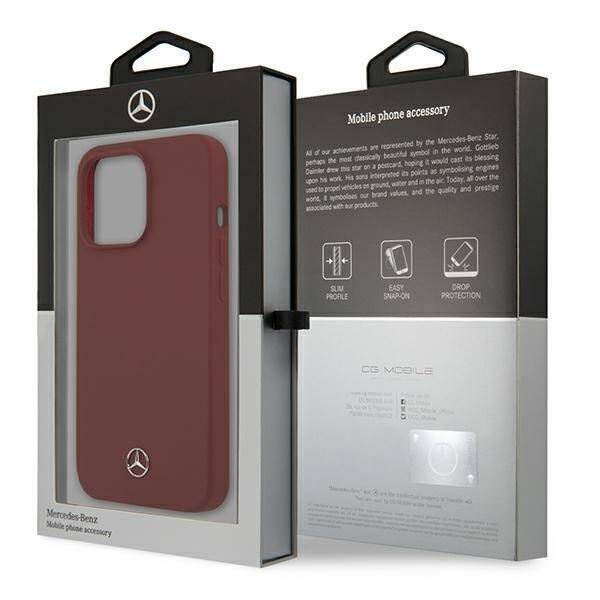 MERCEDES MEHCP13XSILRE IPHONE 13 PRO MAX 6,7" RED HARDCASE SILICONE LINE