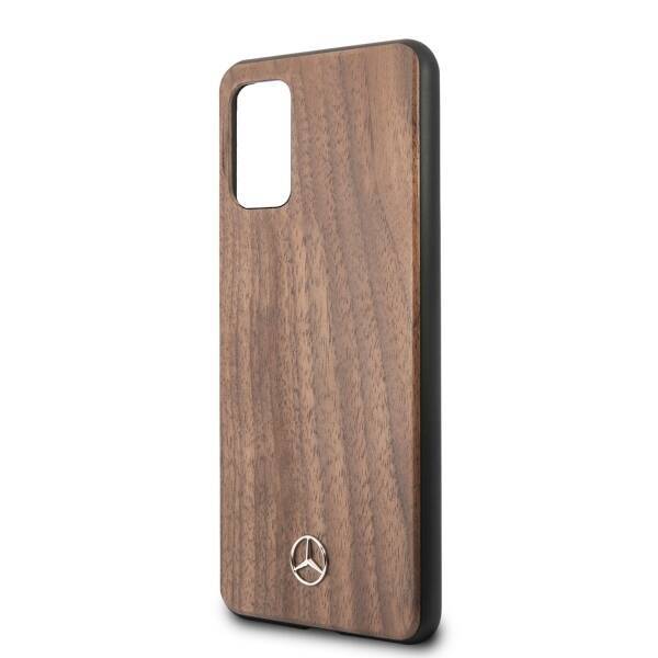 MERCEDES MEHCS67VWOLB S20+ G985 HARD CASE BRĄZOWY  /BROWN WOOD LINE WALNUT