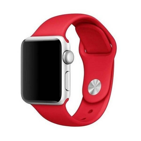 MERCURY PASEK SILICON APPLE WATCH 44/45 MM CZERWONY/RED