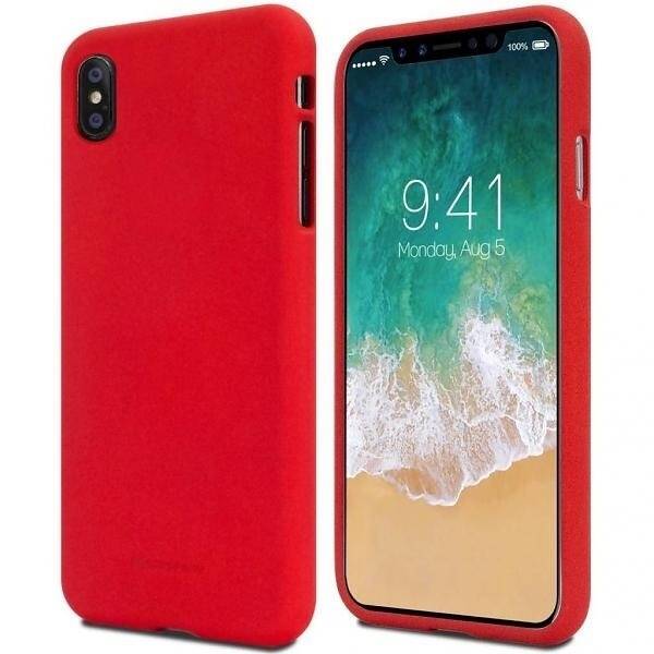 MERCURY SOFT IPHONE XS MAX CZERWONY/RED