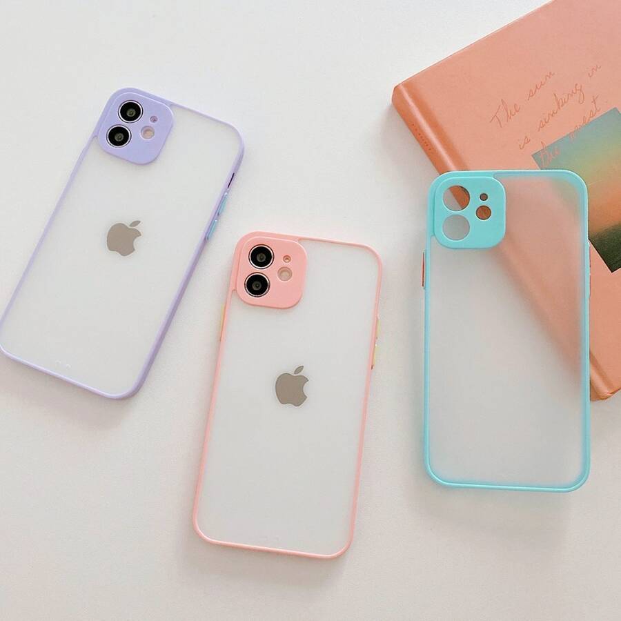 MILKY CASE SILICONE FLEXIBLE TRANSLUCENT CASE FOR IPHONE 12 PRO MAX PINK