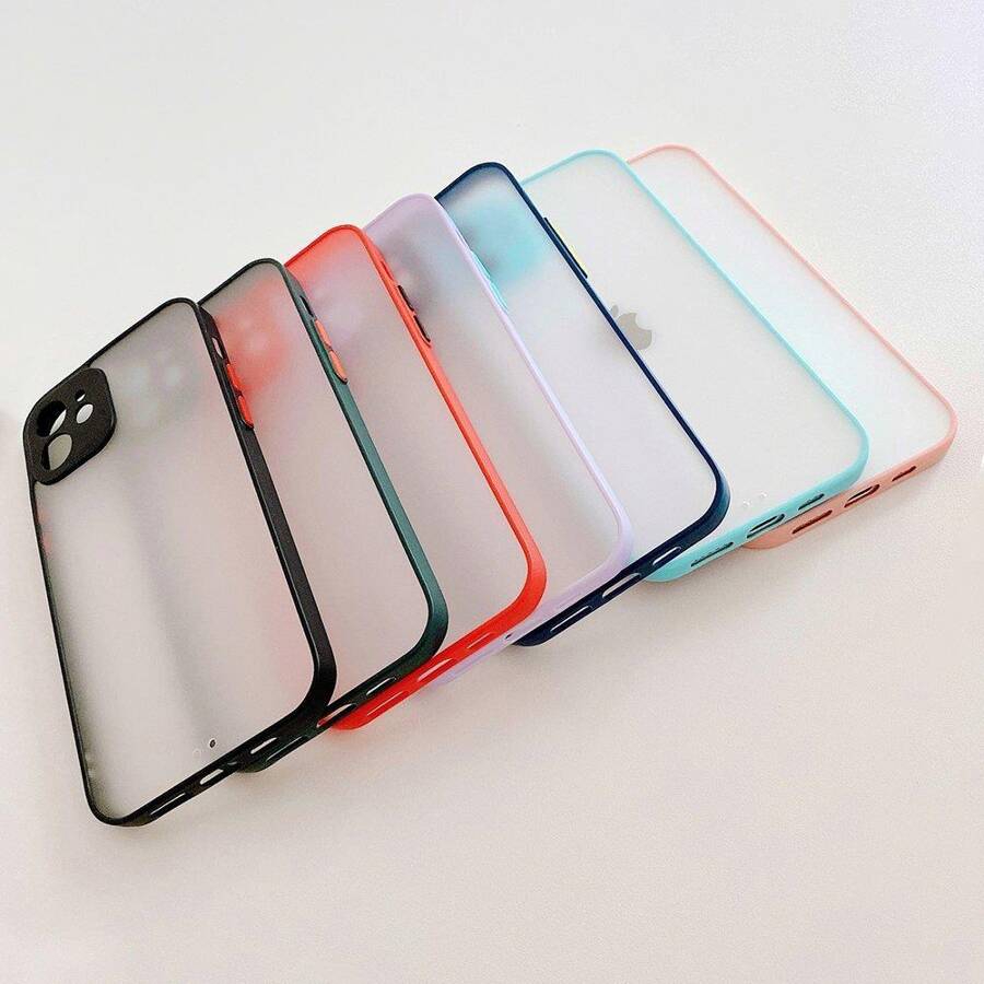 MILKY CASE SILICONE FLEXIBLE TRANSLUCENT CASE FOR SAMSUNG GALAXY A12 NAVY BLUE