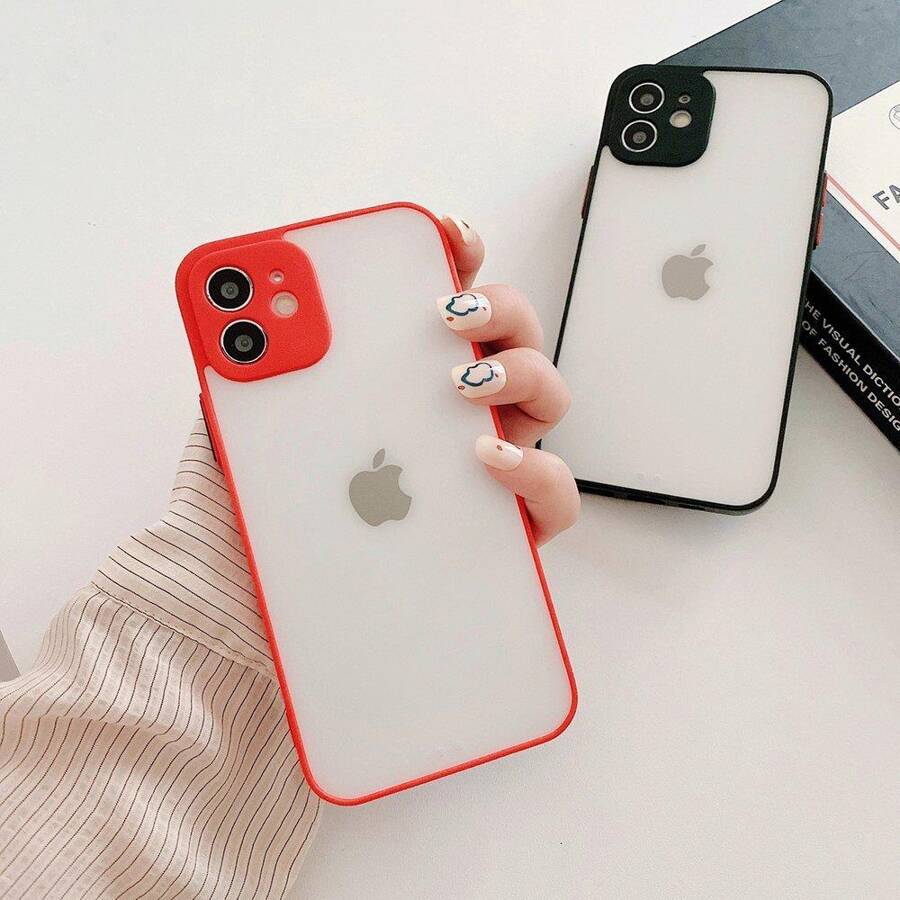 MILKY CASE SILICONE FLEXIBLE TRANSLUCENT CASE FOR SAMSUNG GALAXY A12 RED