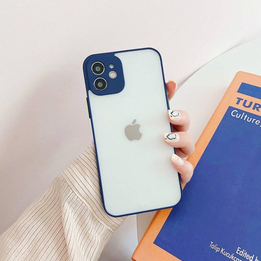 MILKY CASE SILICONE FLEXIBLE TRANSLUCENT CASE FOR SAMSUNG GALAXY A22 4G NAVY BLUE