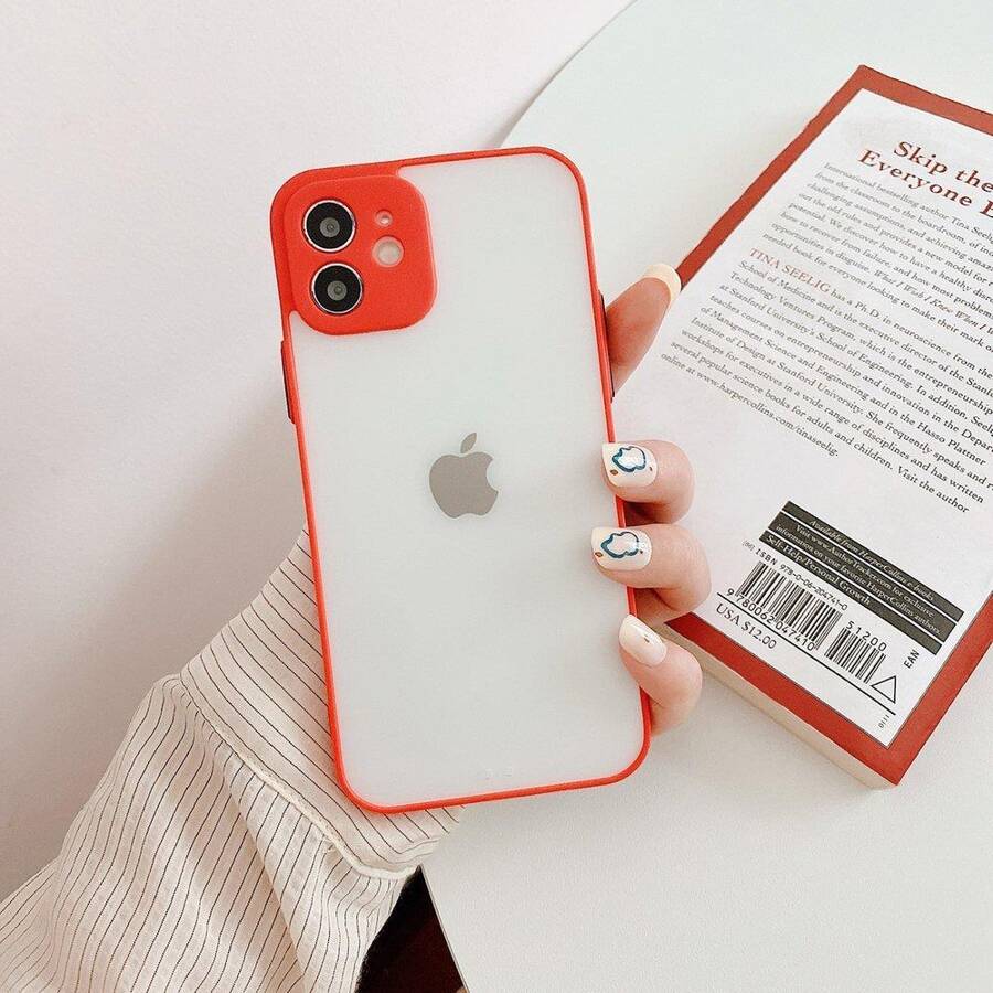 MILKY CASE SILICONE FLEXIBLE TRANSLUCENT CASE FOR SAMSUNG GALAXY A32 5G RED