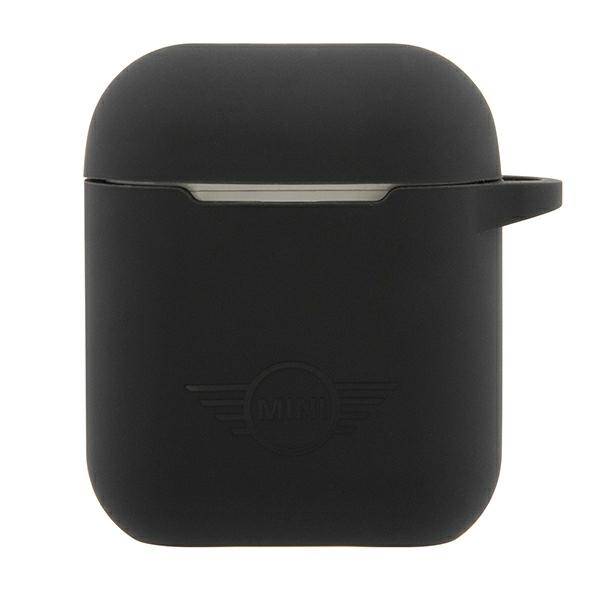 MINI MIACA2SLTBK AIRPODS COVER CZARNY /BLACK HARD CASE SILICONE COLLECTION