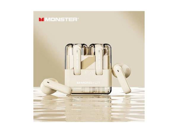 MONSTER XKT12 TWS WIRELESS HEADPHONES IVORY