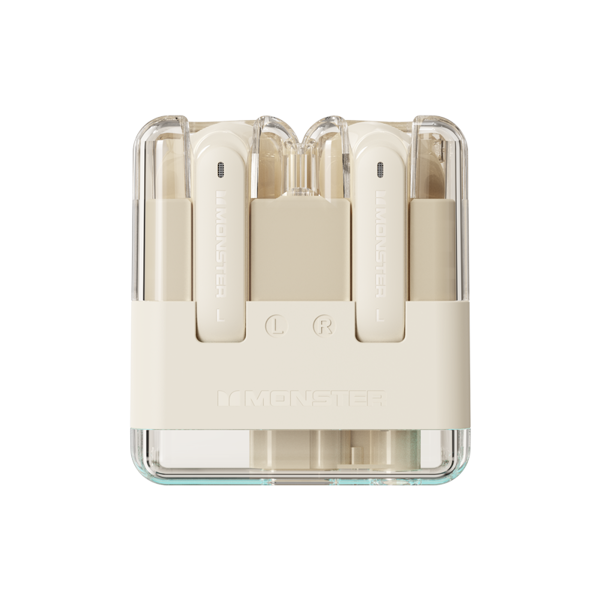 MONSTER XKT12 TWS WIRELESS HEADPHONES IVORY