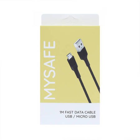 MYSAFE CABLE CL1M MICRO USB 1M BLACK