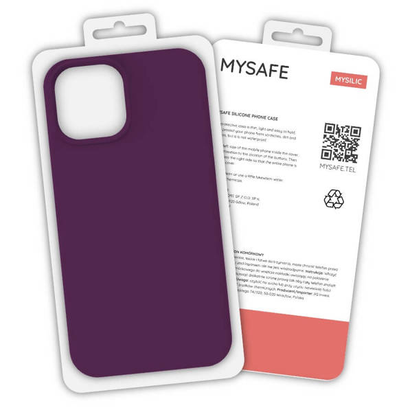 MYSAFE SILICONE CASE SAMSUNG GALAXY S21 PLUS PLUM BOX