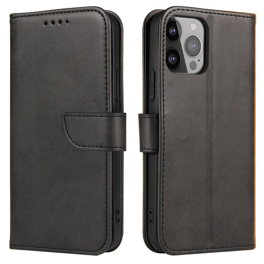 Magnet Case case for Realme GT Neo 5 / Realme GT3 flip cover wallet stand black