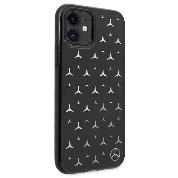 Mercedes MEHCN61ESPBK iPhone 11 / Xr 6,1" czarny/black hardcase Silver Stars Pattern