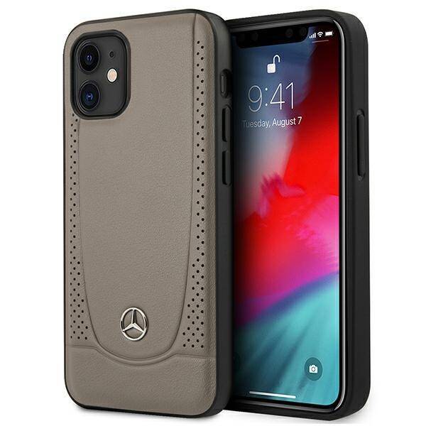 Mercedes MEHCP12SARMBR iPhone 12 mini  5,4" brązowy/brown hardcase Urban Line