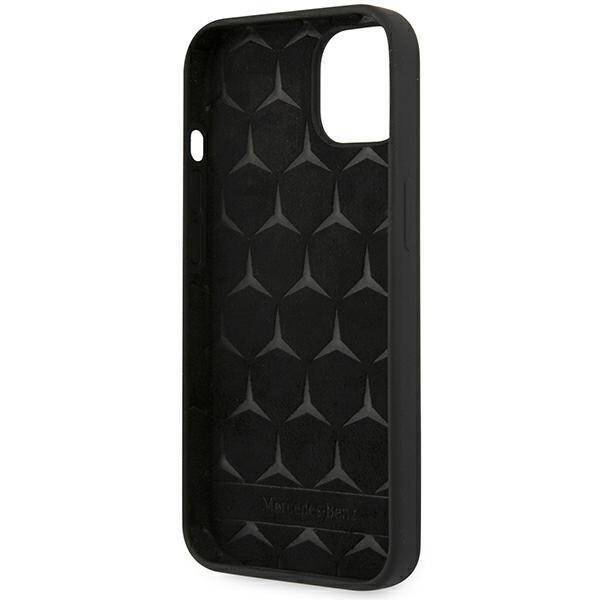 Mercedes MEHCP13SSILBK iPhone 13 mini  5,4" czarny/black hardcase Silicone Line