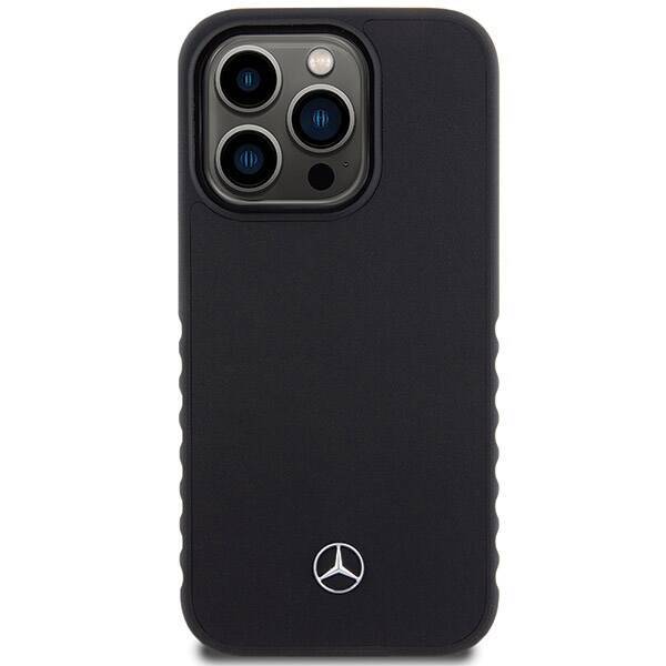 Mercedes MEHCP15L23RCFK iPhone 15 Pro  6.1" czarny/black hardcase Smooth Leather