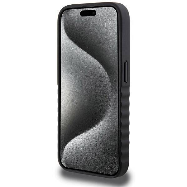 Mercedes MEHCP15L23RCFK iPhone 15 Pro  6.1" czarny/black hardcase Smooth Leather