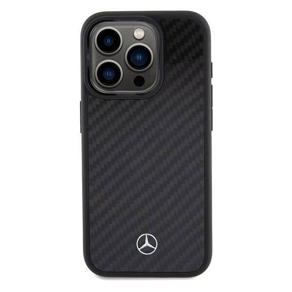 Mercedes MEHCP15LRCABK iPhone 15 Pro  6.1" czarny/black hardcase Carbon Fiber Dynamic