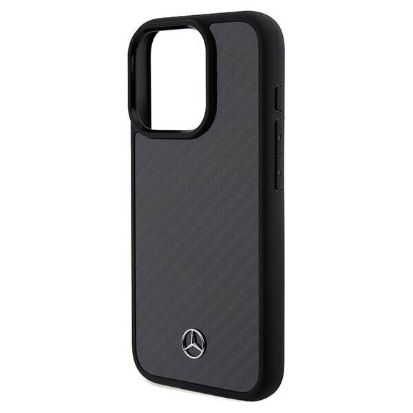 Mercedes MEHCP15LRCABK iPhone 15 Pro  6.1" czarny/black hardcase Carbon Fiber Dynamic