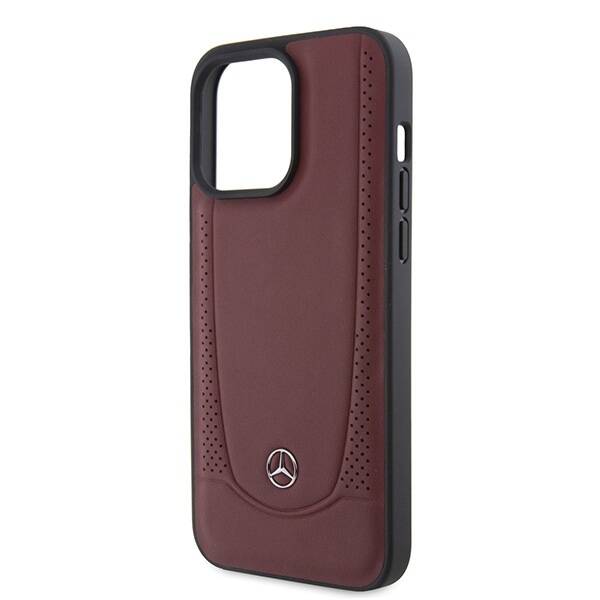 Mercedes MEHCP15XARMRE iPhone 15 Pro Max  6.7" czerwony/red hardcase Leather Urban Bengale