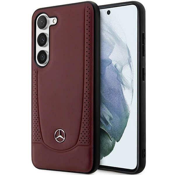 Mercedes MEHCS23MARMRE S23+ S916  czerwony/red hardcase Leather Urban Bengale